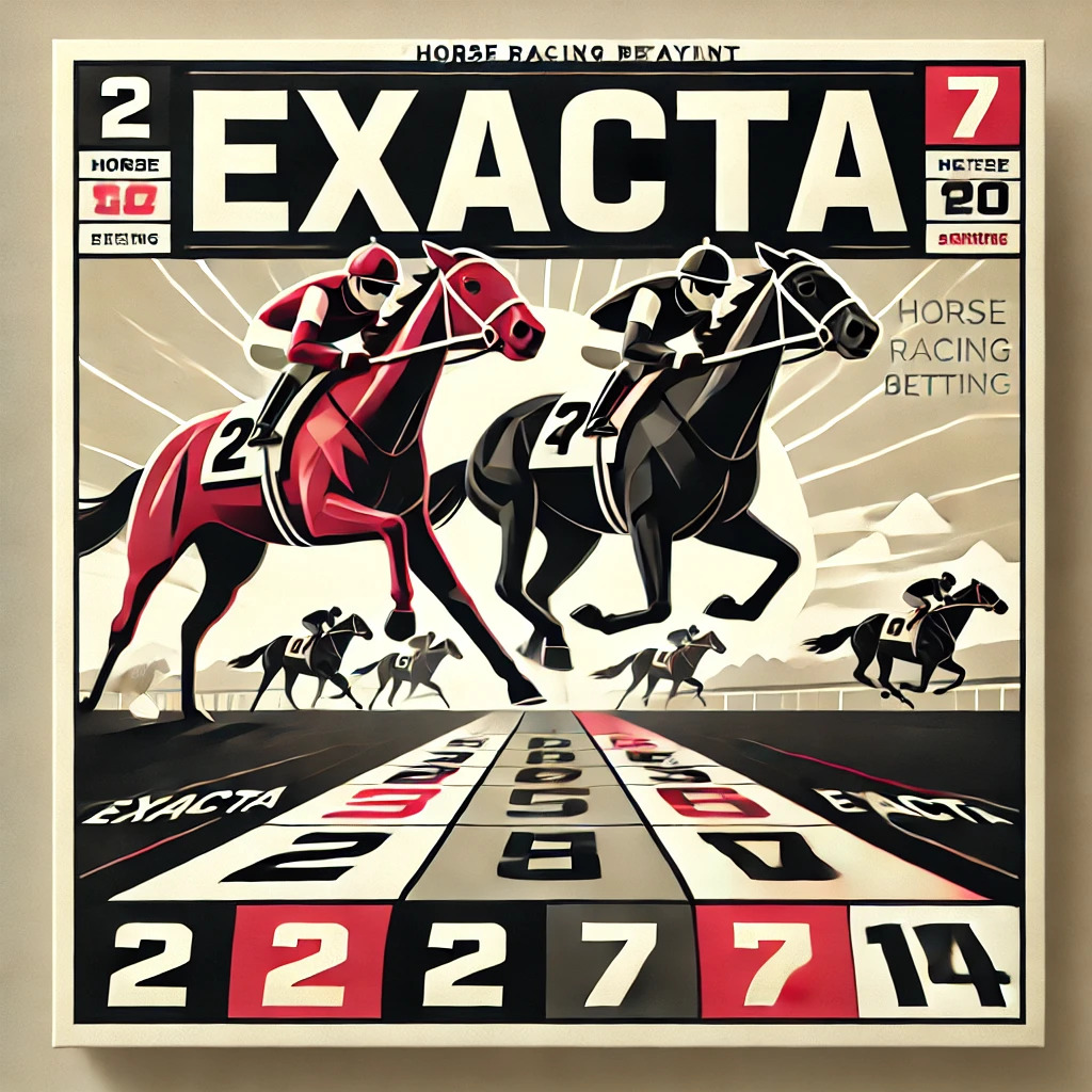 infographic about Exacta horse racing bet